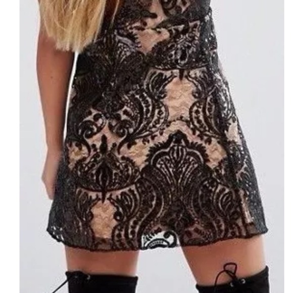 Host Pick FREE PEOPLE New Cocktail Dress Sz 6 - Picture 8 of 8